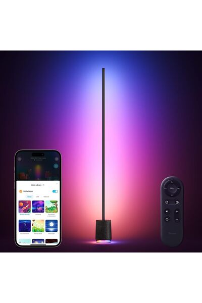 Govee Zemin Lambası Pro, 2100 Lümen RGBIC LED Lamba, Bluetooth Hoparlörlü ve ...