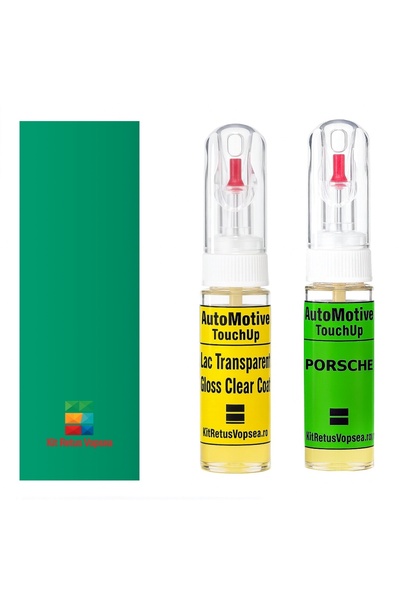YLKRS AUTOMOTIVE Kit retus vopsea touch-up Porsche 911 POR227 (Lighter green)...