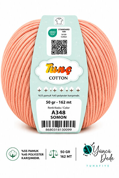 Tunç Cotton Amigurumi Punch Çanta ve Örgü İpi 50 Gr 162 metre %55 Pamuk %45 A...