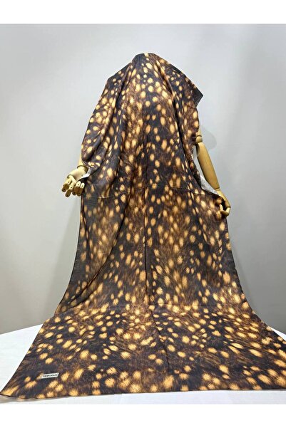 LA SEFA New Season Ceylan Patterned Bambi Soft Shawl