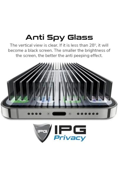 Yıldızan واقي شاشة IPG للخصوصية (مضاد للتجسس) لـ TTKTEKNOLOGY Ultra (قطعتان)،...