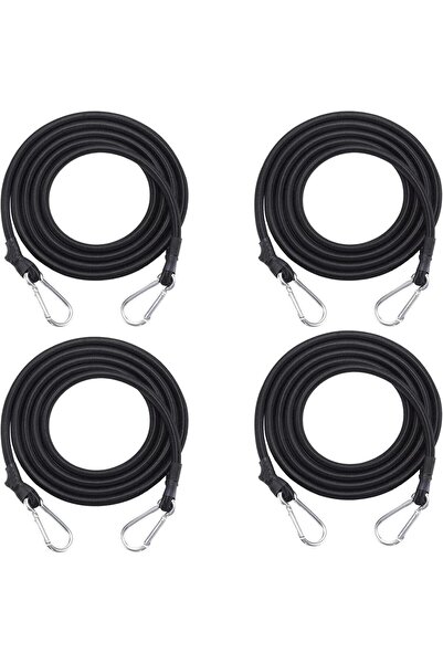 Arabest 4-Piece Bungee Cords,Strong Elastic Straps,Carabiner Hooks,39 Inches ...
