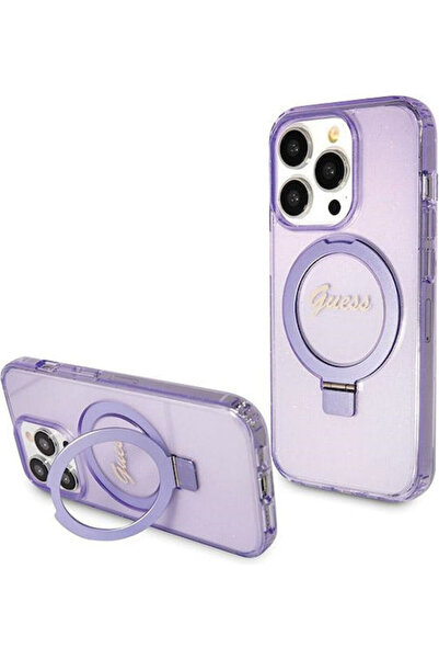Guess Πλαστικό Πίσω Κάλυμμα Μωβ (iPhone 14 Pro) Κωδικός: GUHMP14LHRSGSU