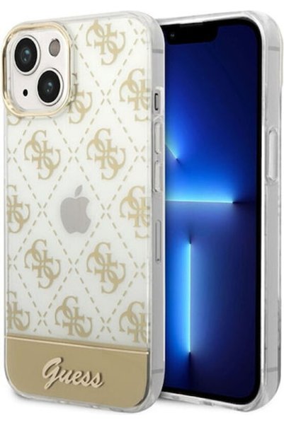 Guess Script Πίσω Κάλυμμα Πλαστικό Χρυσό (iPhone 14 Plus) Κωδικός: GUHCP14MHG...