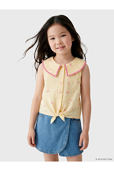 LC Waikiki Esvab • Modern & Distinctive Bebe Roba Collar Bowknot Printed Girl...