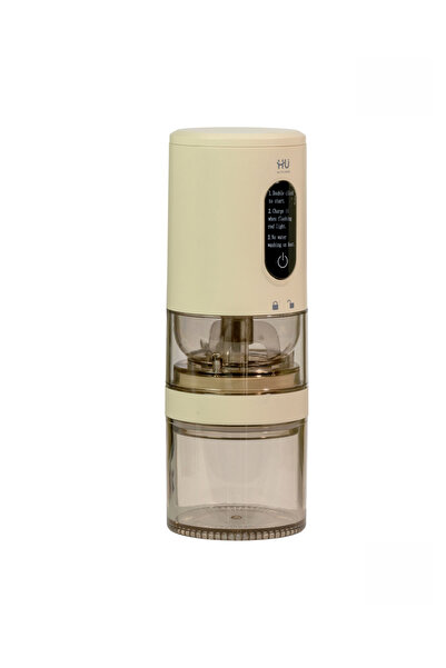 HU HAPPY USER Electric Coffee Grinder with Adjustable Grind Settings – Portab...