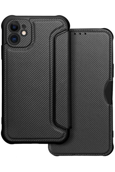 OEM Razor Book Συνθετικό Δέρμα Μαύρο (iPhone 11)