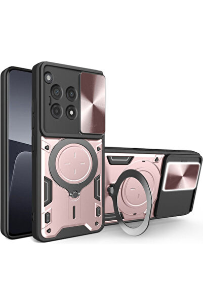 Techsuit Θήκη Πλάτης Σιλικόνης Ροζ Χρυσό (OnePlus 12R)