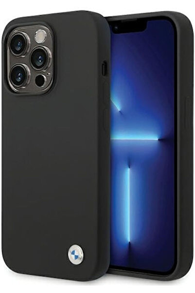 BMW Πίσω Κάλυμμα Σιλικόνης Μαύρο (iPhone 15 Pro Max) Κωδικός: BMHCP15XSILBK