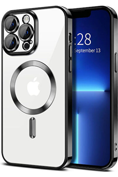 Techsuit Πίσω Κάλυμμα Σιλικόνης Μαύρο (iPhone 13 Pro Max)