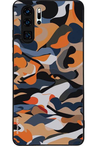 Other Θήκη Sonique Σειρά Στρατιωτικού Καμουφλάζ για Huawei P30 Pro Πορτοκαλί