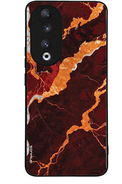 Other Θήκη Σειράς Sonique Marble για Honor 90 5G Κόκκινη