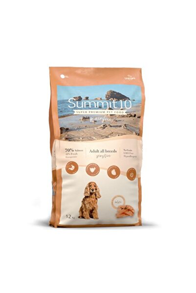 Summit10 Grain Free Adult Dog Sensitive Ξηρά Τροφή Χωρίς Σιτηρά με Φρέσκο Σολ...