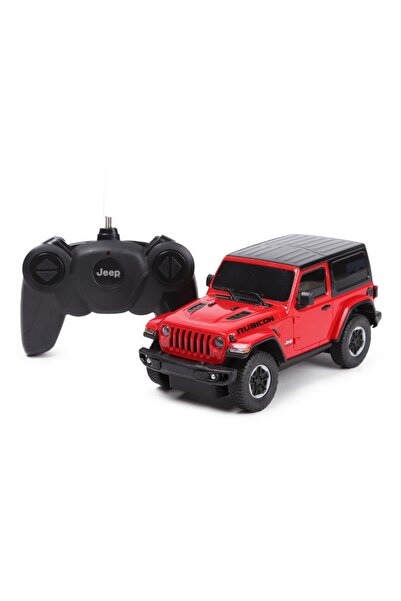 Rastar Masinuta RC - Jeep Wrangler Rubicon, rosu 1:24