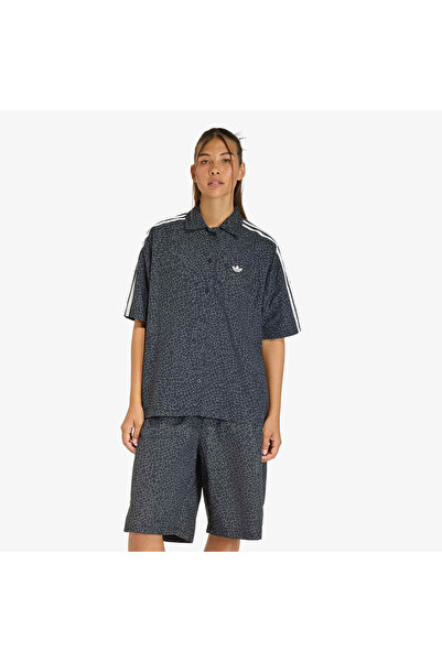 adidas Aop Kadın Siyah Gömlek