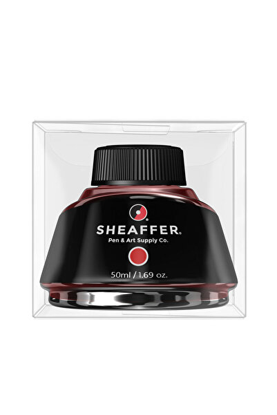 DOLMA KALEM MÜREKKEBİ 50 ml KIRMIZI -- KALEM SEPETİ --