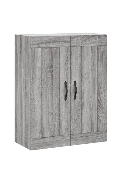 vidaxl Dulap pe perete, sonoma gri, 69,5x34x90 cm, lemn prelucrat