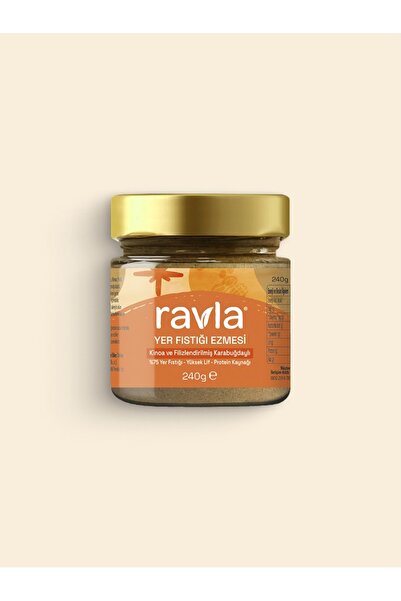 Ravla Yer Fıstığı Ezmesi 240g - Kinoa ve Filizlendirilmiş Karabuğdaylı