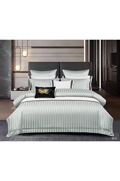 OEM Premium hotel Cotton Damask Duvet Cover Set - with Stretchy - 6 pieces | ...
