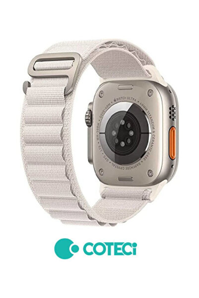 COTECi Λουράκι Apple Watch 42 44 45 49mm Alpine Loop Λευκό