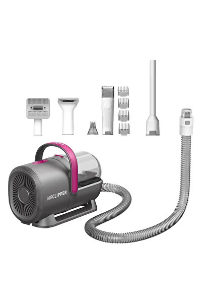 Petkit Aspirator Airclipper pentru părul animalelor de companie, Kit de îngri...
