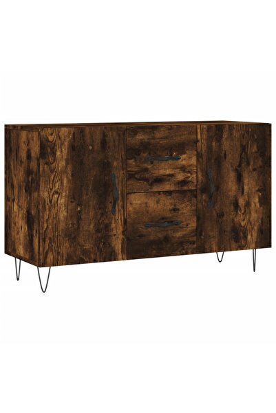vidaxl Dulap, stejar fumuriu, 100x36x60 cm, lemn compozit