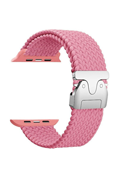 Beline Υφασμάτινο λουράκι ροζ (Apple Watch 38/40/41/42mm)