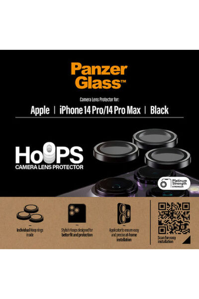Panzer Glass PanzerGlass Hoops Προστασία Κάμερας από Σκληρυμένο Γυαλί Μαύρο γ...