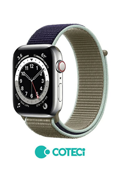COTECi Λουράκι Apple Watch 42 44 45 49mm Magic Tape W17 Χακί