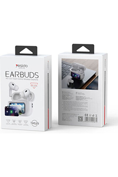 Yesido TWS29 Ενδοωτικά ακουστικά Bluetooth Handsfree με θήκη φόρτισης, Λευκά