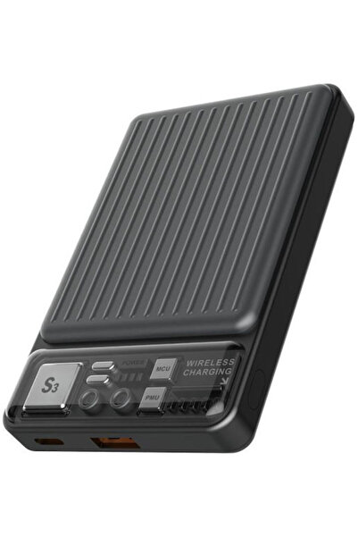 Devia Power Bank 10000mAh 22.5W με θύρα USB-A Power Delivery Γκρι