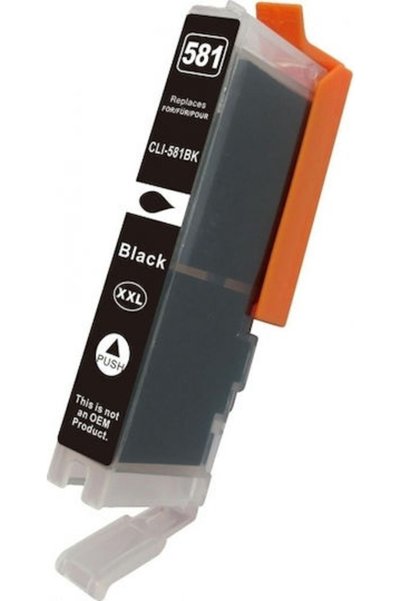 OEM Συμβατό Μελάνι Εκτυπωτή Inkjet Canon CLI-581XXL 4590 Σελίδες 13ml Μαύρο 1...