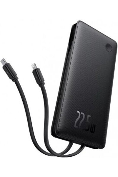 Baseus Airpow Lite Power Bank 10000mAh 22.5W με θύρα USB-A και θύρα USB-C Μαύρο