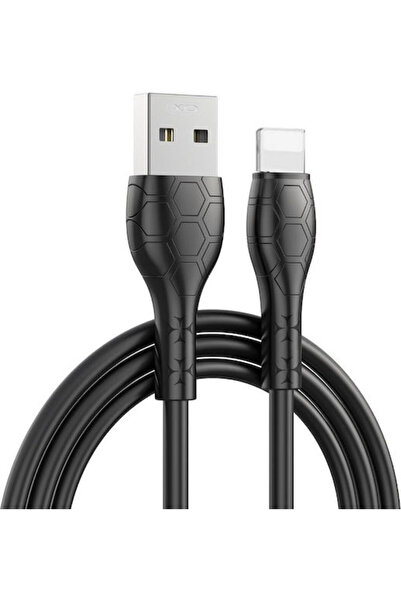 Xo NB240 Καλώδιο USB-A σε Lightning Μαύρο 1μ (XO-NB240LBK)
