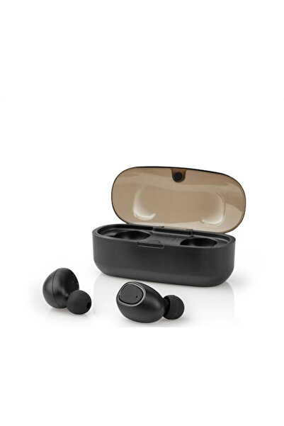 Nedis HPBT5052BK Ενδοωτικά ακουστικά Bluetooth handsfree με θήκη φόρτισης, Μαύρο
