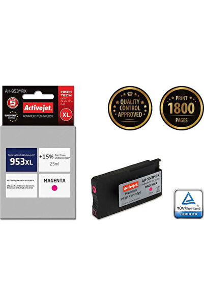 Other Συμβατό με Active Jet Μελάνι για εκτυπωτές Inkjet HP 953XL F6U17AE 1800...