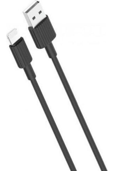 Xo NBP156 Καλώδιο USB-A σε Lightning Μαύρο 1μ (16.005.0050 NB156)