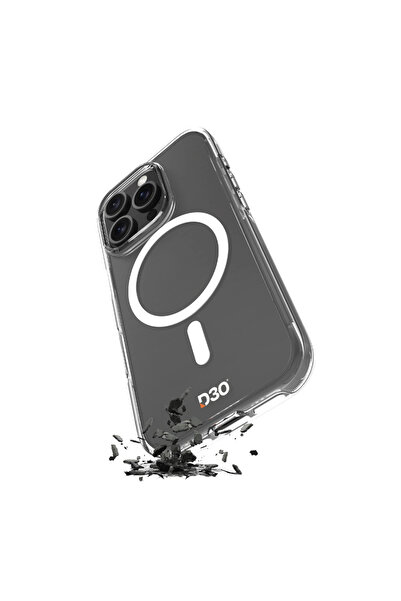 Puro Husă de silicon transparentă anti-șoc D3O pentru iPhone 16 Plus cu sistem