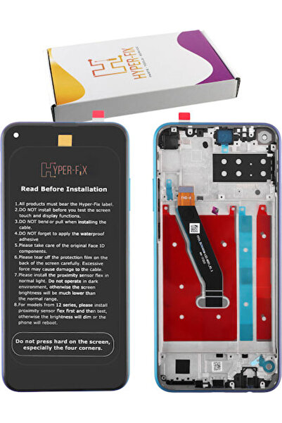 Hyper Οθόνη με μηχανισμό αφής και πλαίσιο για Huawei P40 Lite 5G (Μπλε)