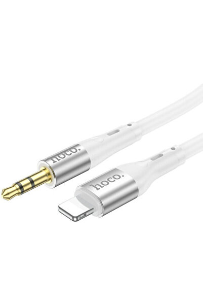 Hoco UPA22 Καλώδιο 3.5mm σε Lightning Λευκό 1μ