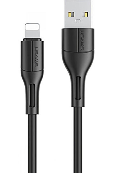 Usams U68 Καλώδιο USB-A σε Lightning Μαύρο 1μ (SJ500USB01)