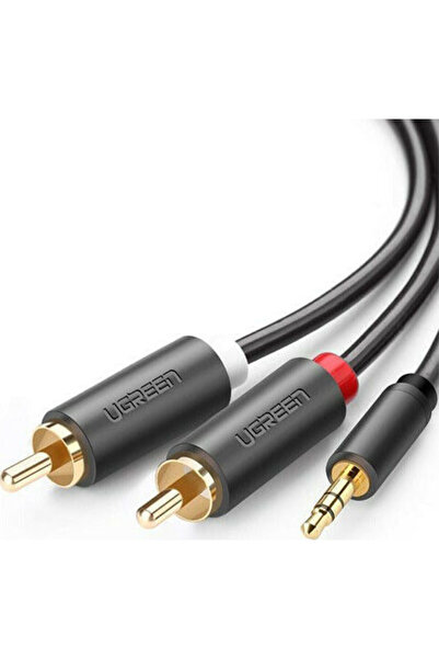 Ugreen Καλώδιο Ήχου 3.5mm Αρσενικό σε RCA Αρσενικό, Μαύρο, 3μ, 10512
