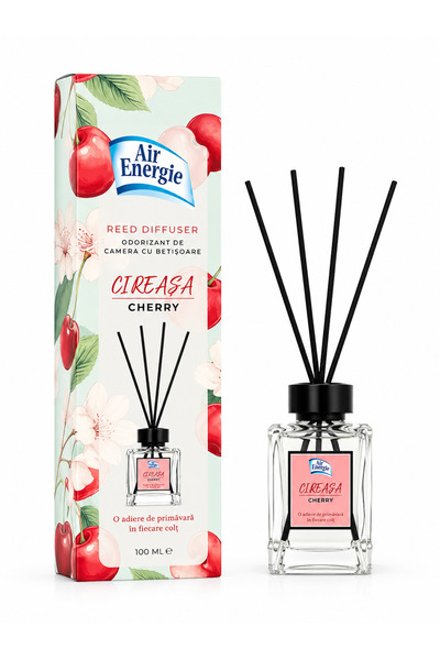 ENERGIE Air Reed Diffuser Cireașă (Cherry) 100 ml – Odorizant de cameră cu be...