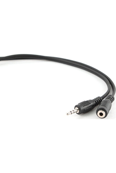Cablexpert Καλώδιο Ήχου 3.5mm Αρσενικό σε 3.5mm Θηλυκό, Μαύρο, 1.5μ, με Επιχρ...