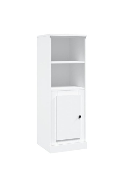 vidaxl Dulap înalt, alb, 36x35,5x103,5 cm, lemn compozit