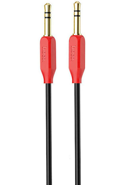 hoco. Hoco Καλώδιο Jack 3.5mm Αρσενικό - Jack 3.5mm Αρσενικό Μαύρο 1μ