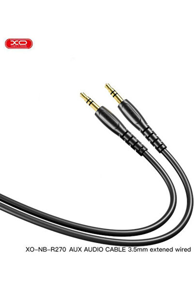 OEM Καλώδιο Ήχου 3.5mm Αρσενικό - 3.5mm Αρσενικό Μαύρο 1μ XO-856664