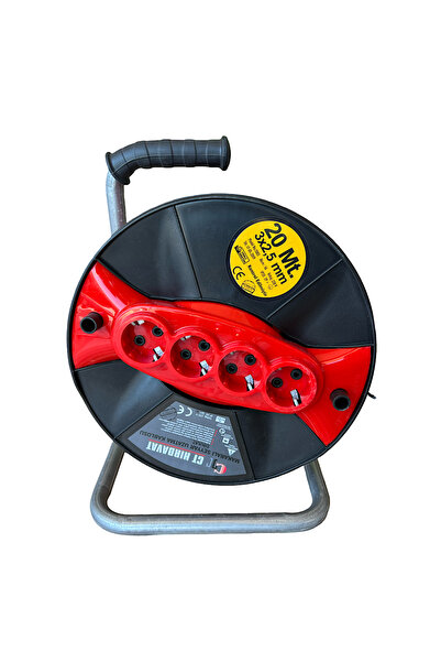 izmiryapımarket Makaralı Kablo 3*2,5 MM 20 METRE