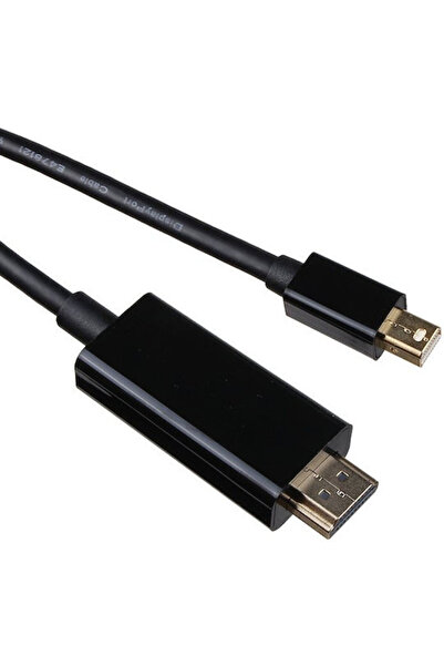 VCOM Καλώδιο mini DisplayPort αρσενικό - mini DisplayPort αρσενικό 1.8μ Μαύρο