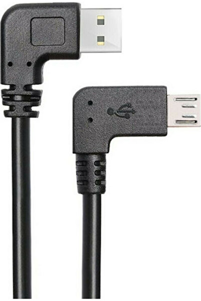 POWERTECH 0,5μ Γωνία (90°) ° Καλώδιο USB 2.0 σε micro USB (CAB-U132)